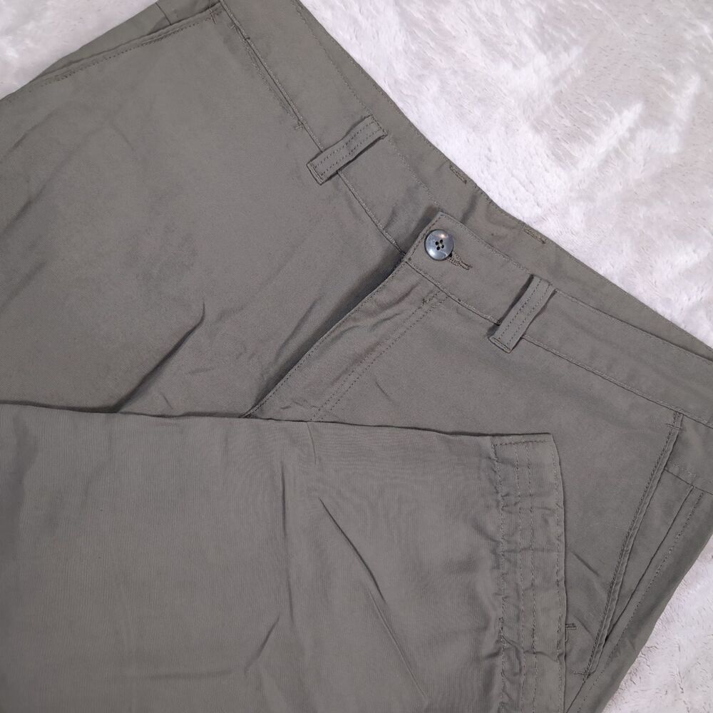 REI Co-op Adventure Pants Mens 34x30 (34x28) Tan Hiking Chino Outdoors Travel